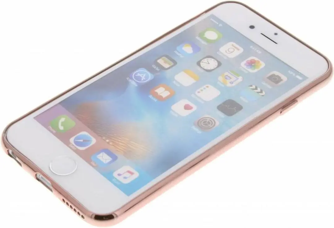GUESS TPU Case Transparant - iPhone 6/6S 6G37400903 - Roze
