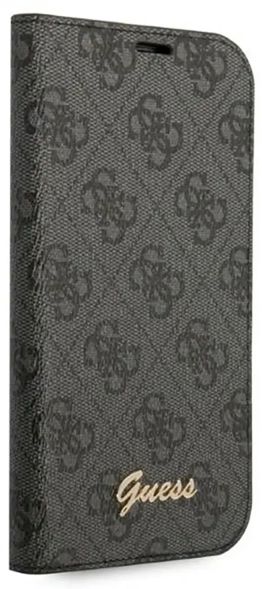 GUESS 4G Book Case voor iPhone 14 - Grijs
