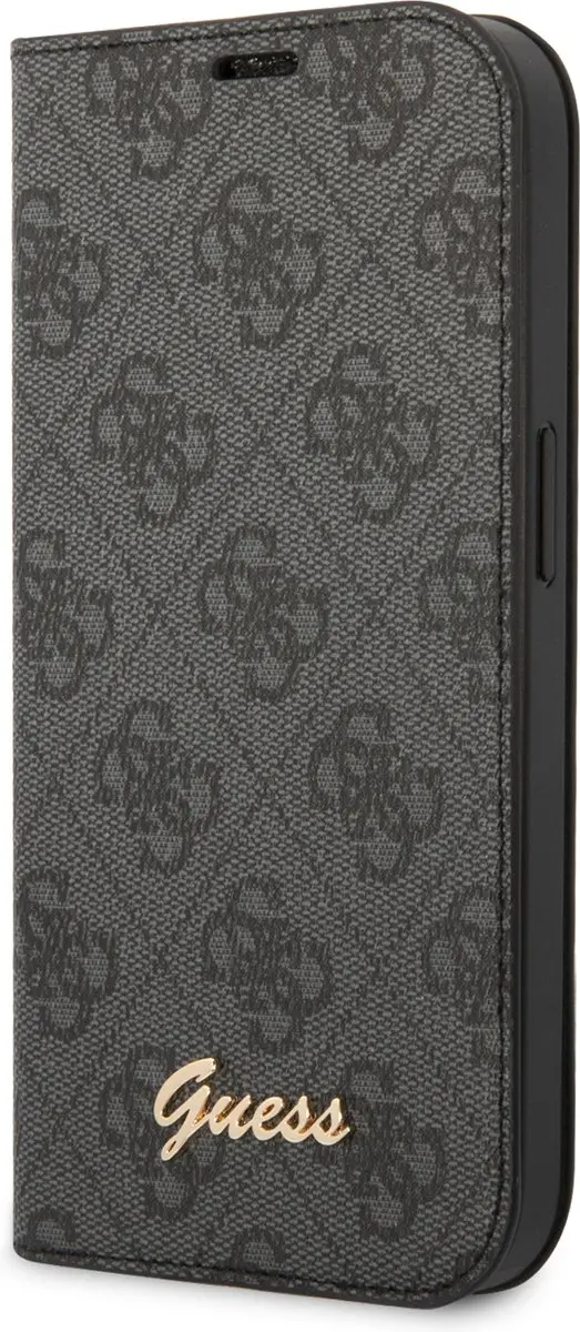 GUESS 4G Book Case voor iPhone 14 - Grijs