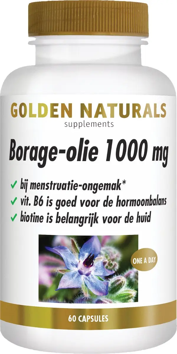 Golden Naturals Borage-olie 1000mg
