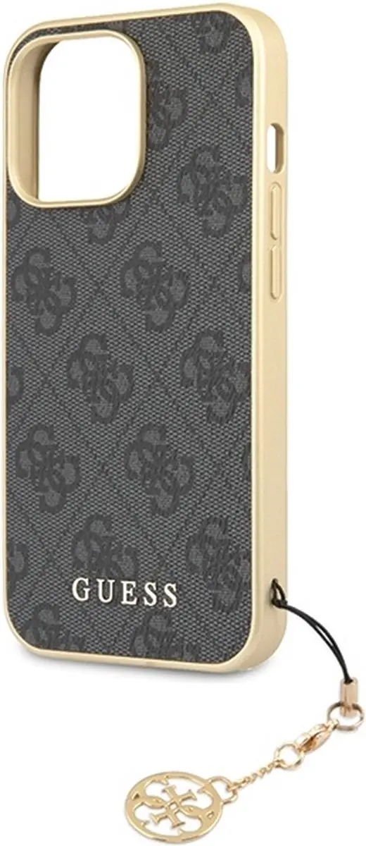 Guess 4G Charms Back Case - iPhone 14 Pro Max Grijs - afbeelding 6 van 6