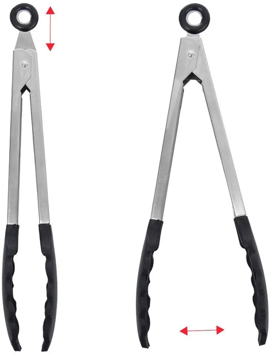 Orion Keukentang 27cm - Zwart Silicone