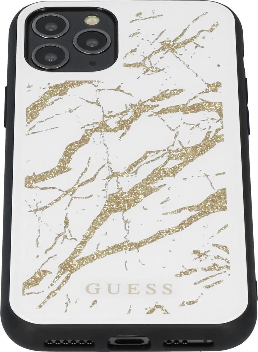 GUESS iPhone 11 Pro Hoesje Wit/Goud - S212-2 - afbeelding 6 van 6
