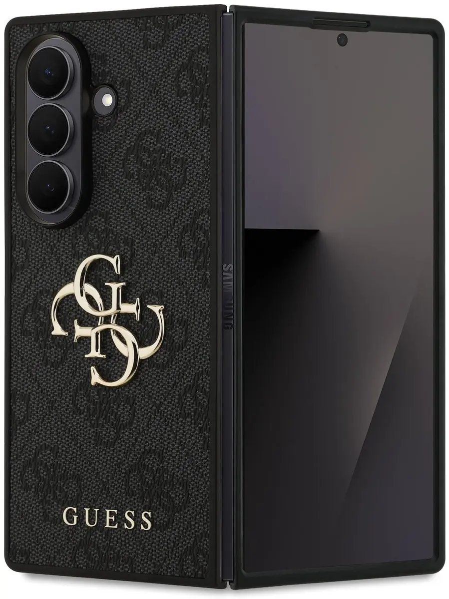 GUESS Zwart PU Backcover voor Samsung Galaxy Z Fold7 - 13928