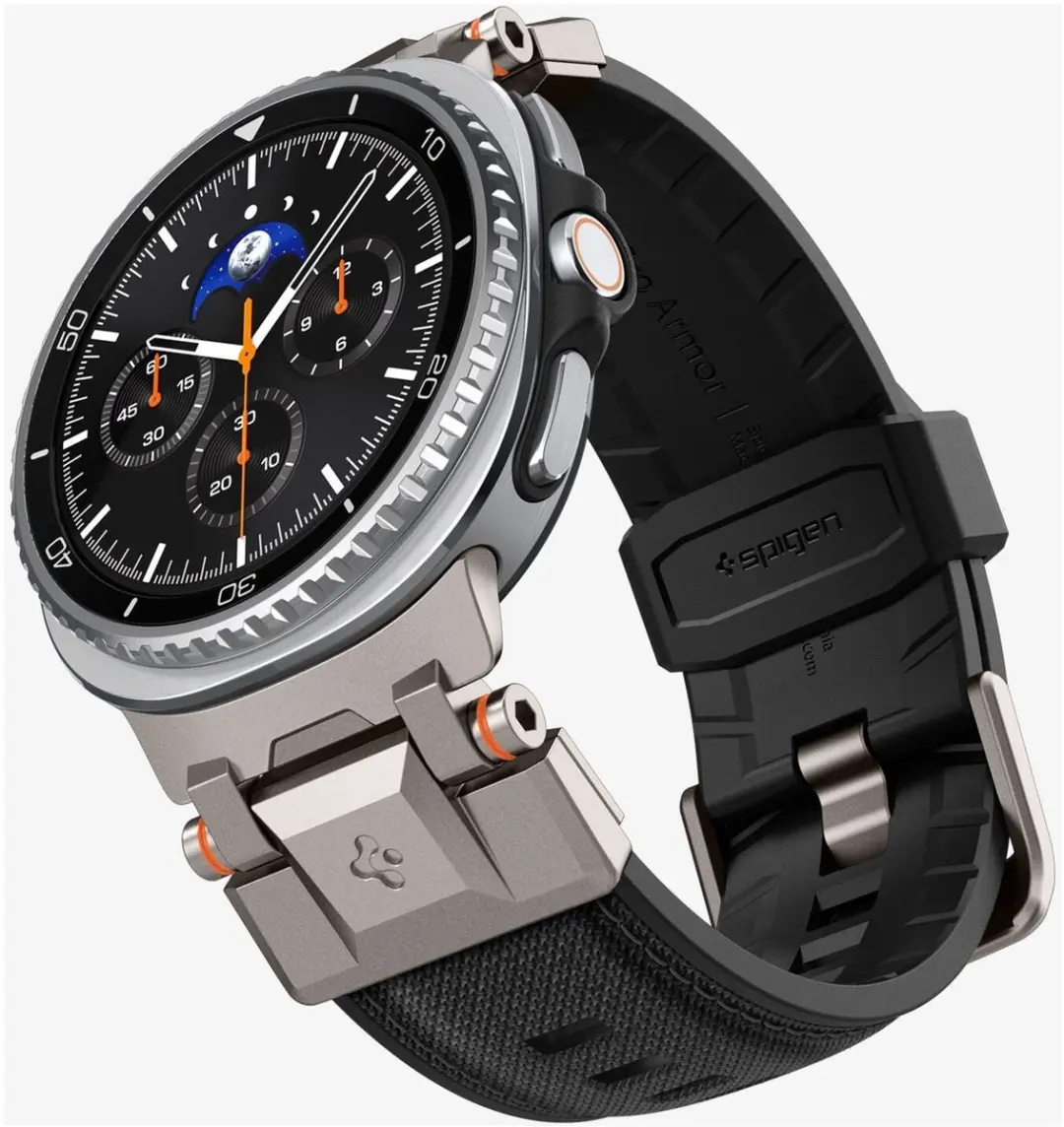 Spigen DuraPro Armor Bandje - Samsung Galaxy Watch 8 - Zwart