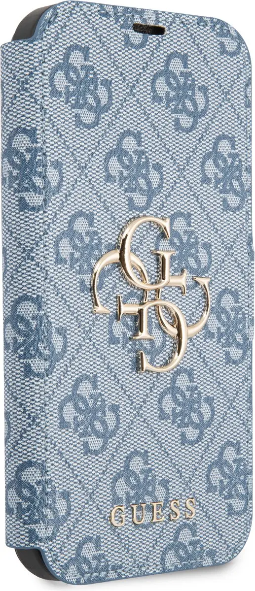 GUESS iPhone 13 Mini Bookcase Hoesje 7670 - Blauw