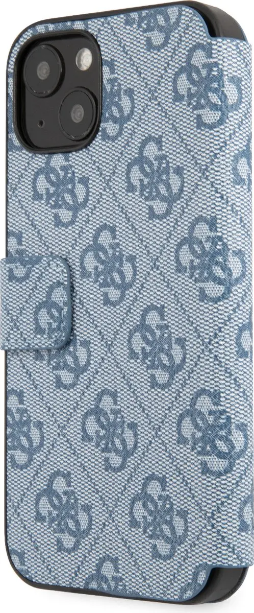 GUESS iPhone 13 Mini Bookcase Hoesje 7670 - Blauw - afbeelding 6 van 6