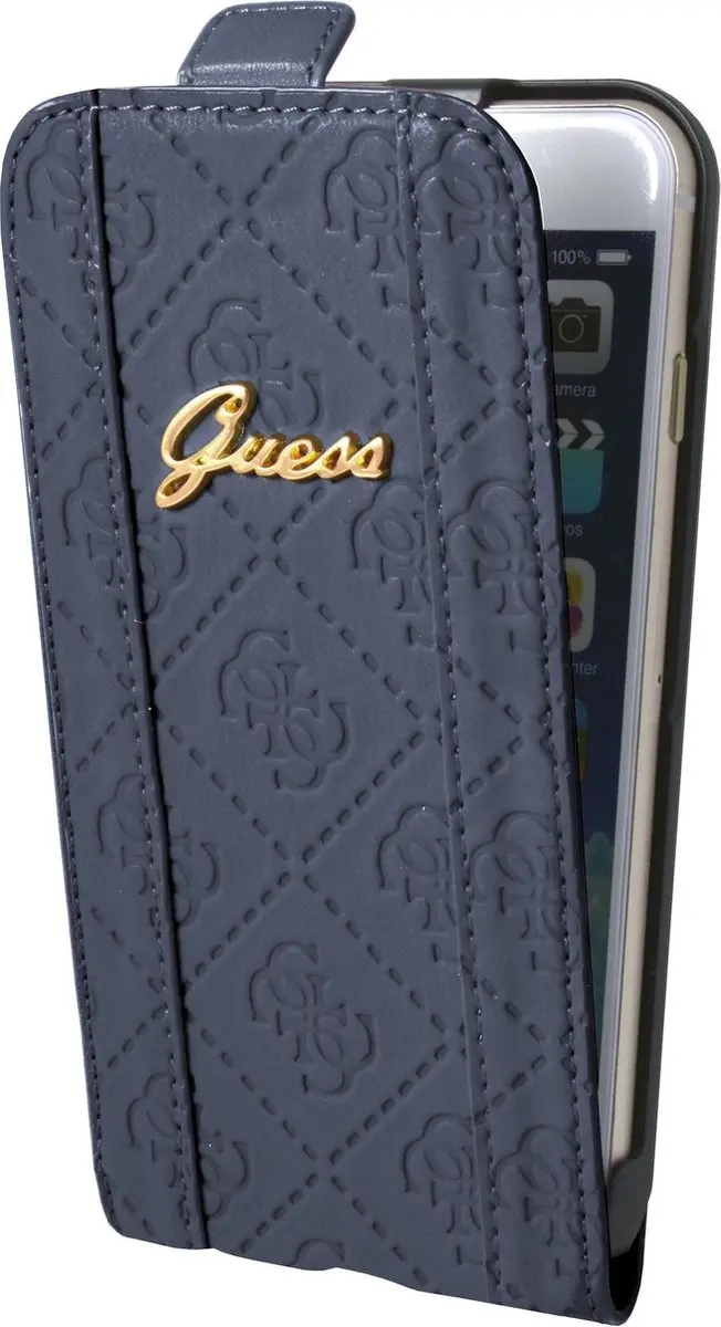 GUESS iPhone 6 Plus Scarlett Flap Case GUEGUFLP6LSCBL