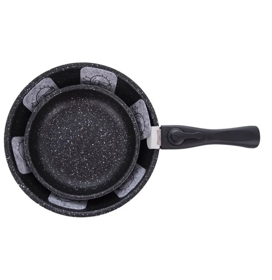 Orion Filten Panbeschermers 24/32cm - 2 Stuks - Zwart/Grijs
