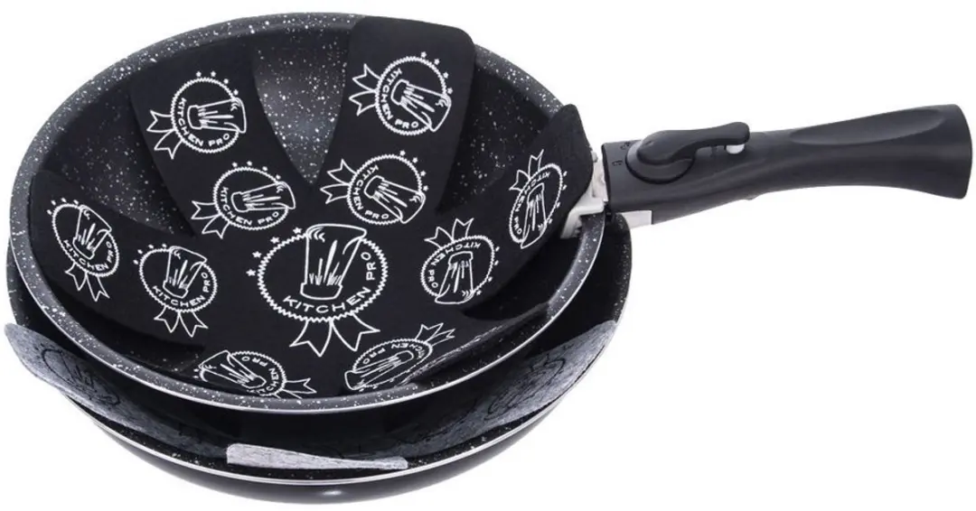 Orion Filten Panbeschermers 24/32cm - 2 Stuks - Zwart/Grijs