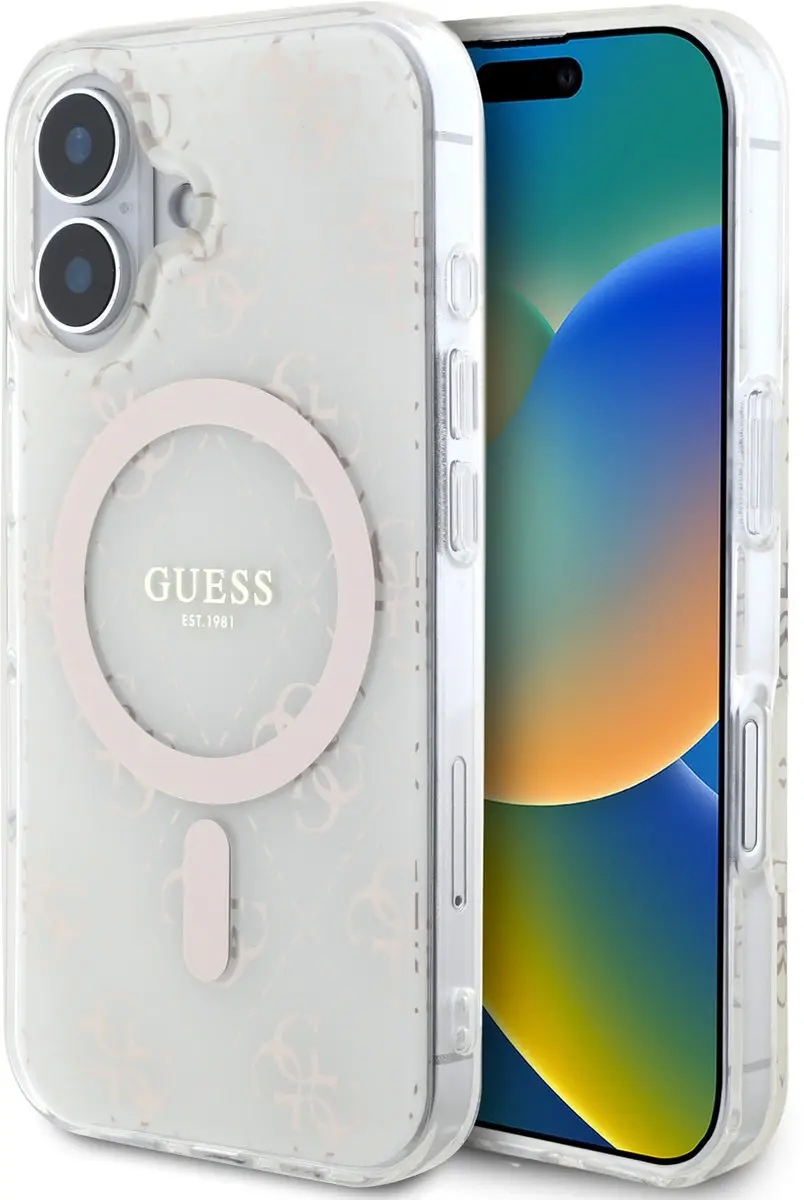 Guess GUHMP16SH4DTEH iPhone 16 Hardcase