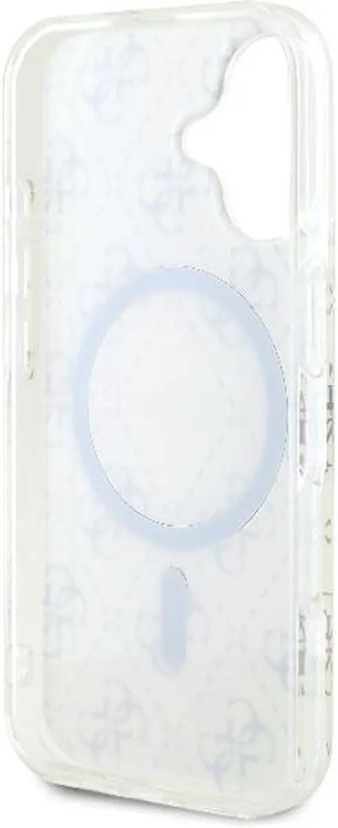 Guess GUHMP16SH4DTEH iPhone 16 Hardcase - Transparant