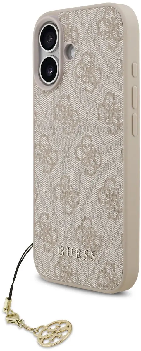 Guess 4G Charm Backcover iPhone 17 - Roze - MagSafe