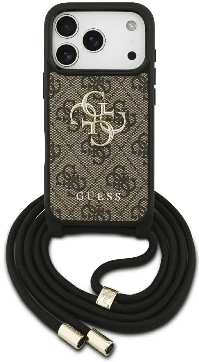 GUESS 4G Groot Logo Cord Stap Case iPhone 17 Pro