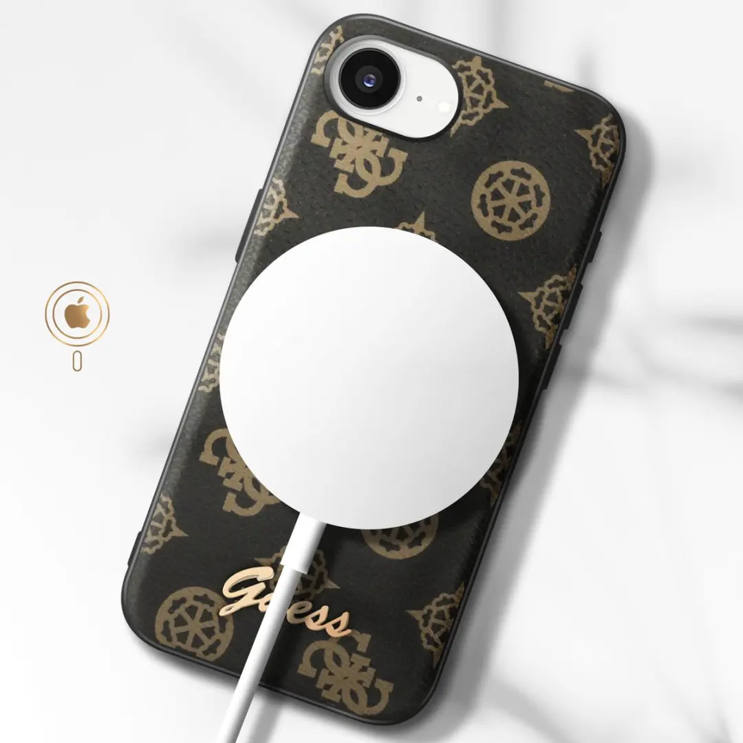 GUESS MagSafe Hoesje iPhone 17e - Zwart