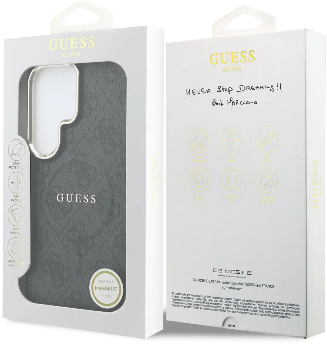 Guess Back Cover Galaxy S26 Ultra - Zwart