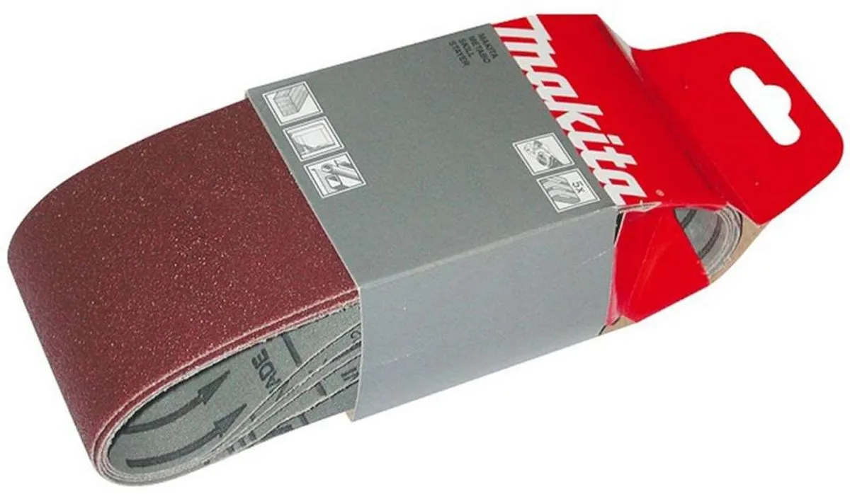 Makita Schuurband P-37340 K100 76x610mm - 5 Stuks