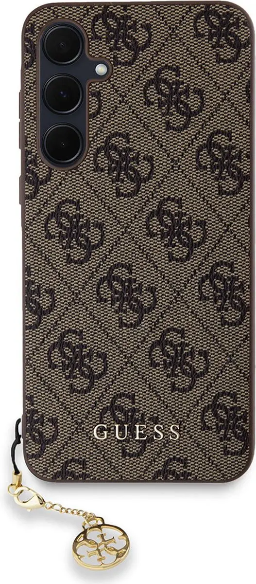 GUESS 4G Charms Back Case 12089 - Samsung Galaxy A35 - Bruin