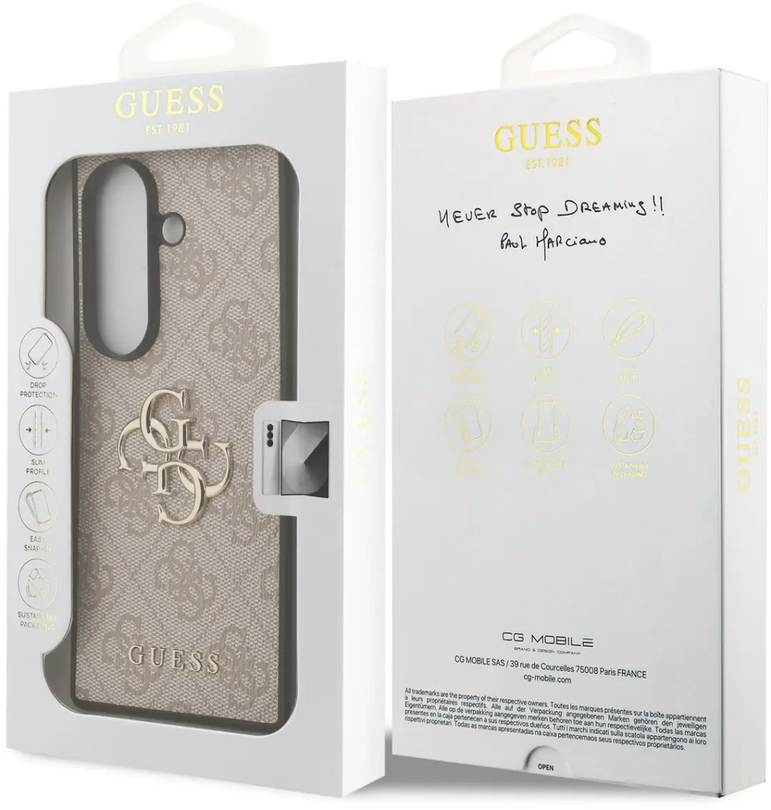 GUESS Hoesje Samsung Galaxy Z Fold7 - Roze PU - 13929