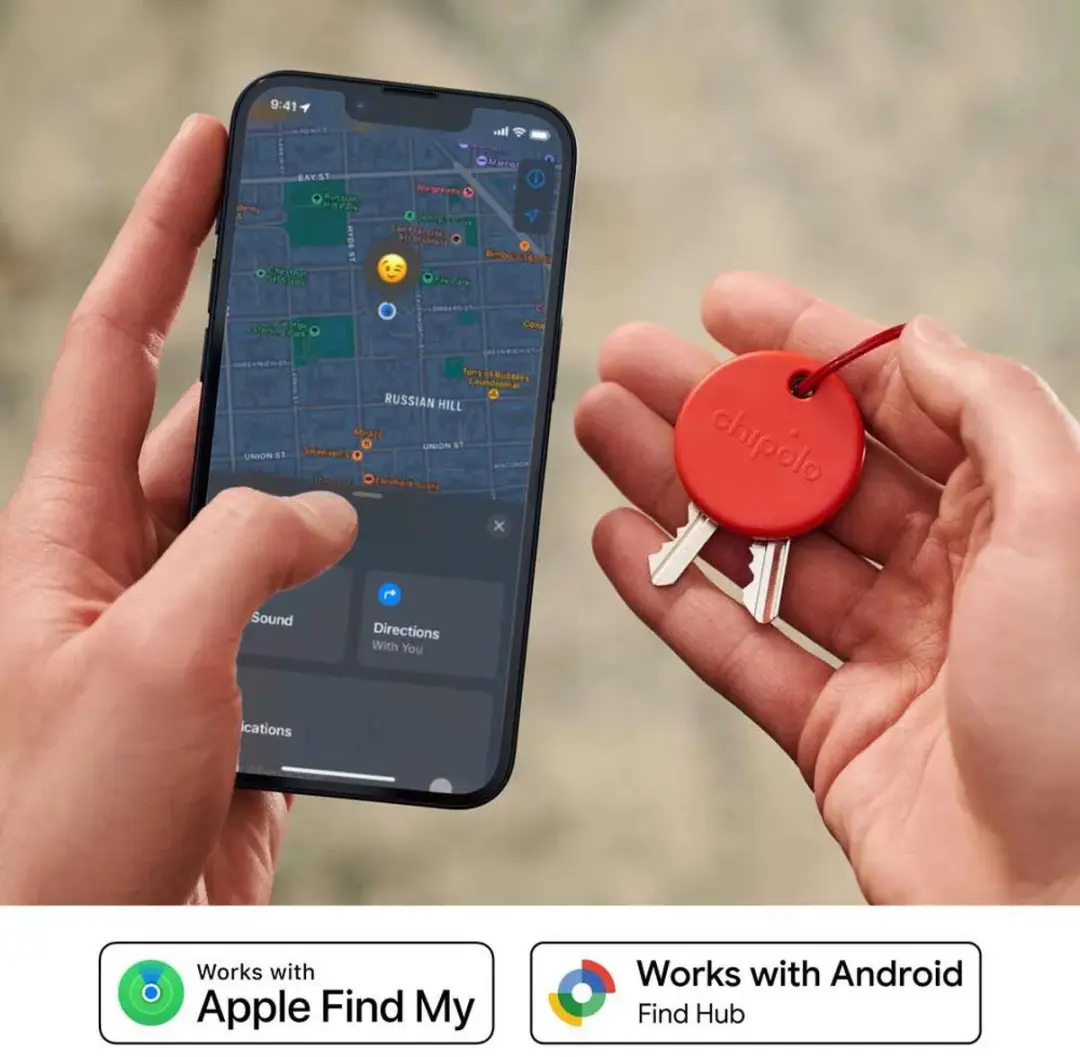 Chipolo POP Bluetooth Tracker - Rood