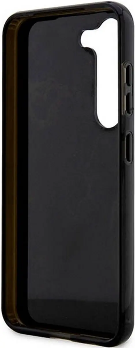 GUESS Golden Marble Hoesje - Samsung Galaxy S23 - Zwart