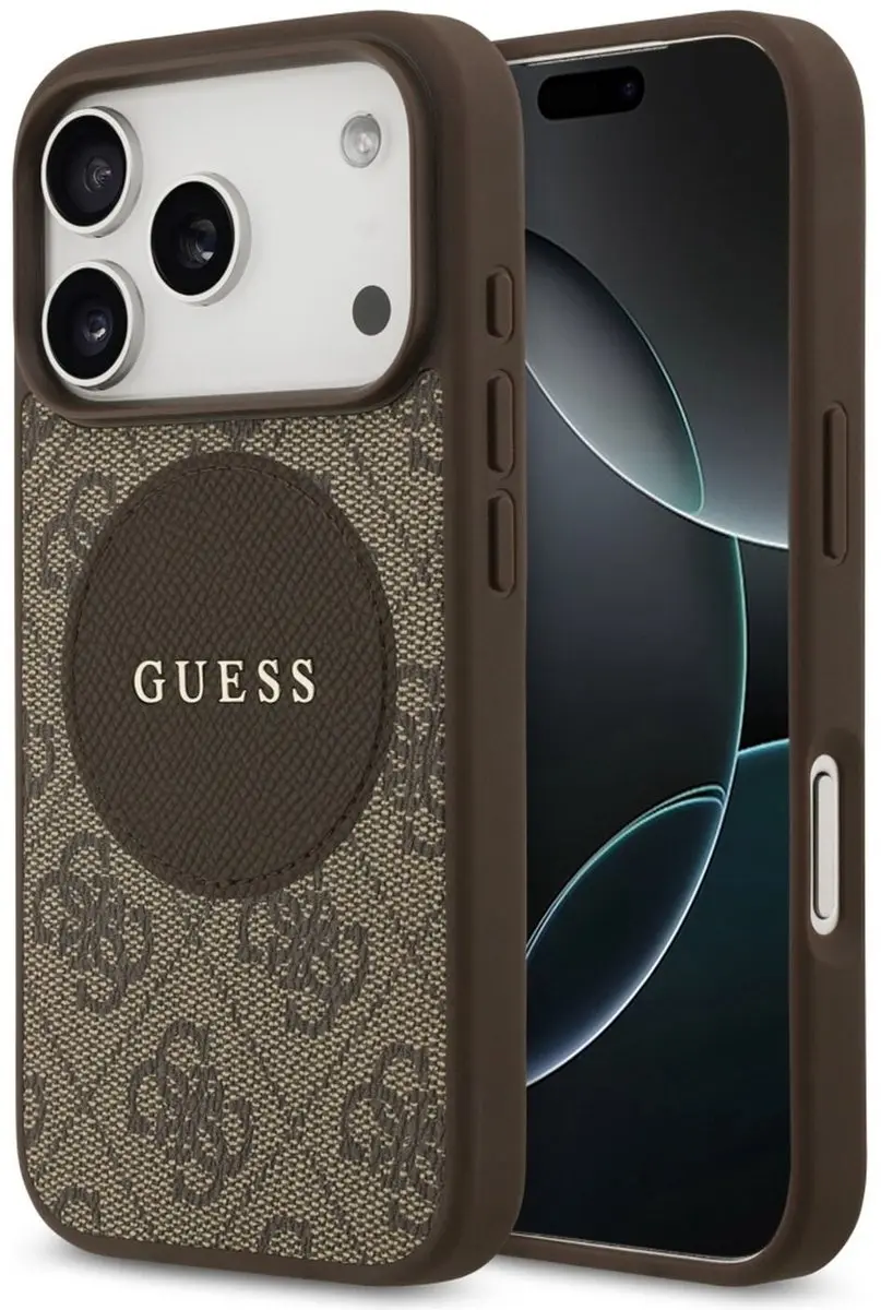 GUESS 4G Circle Classic Logo Hoesje iPhone 17 Pro Max