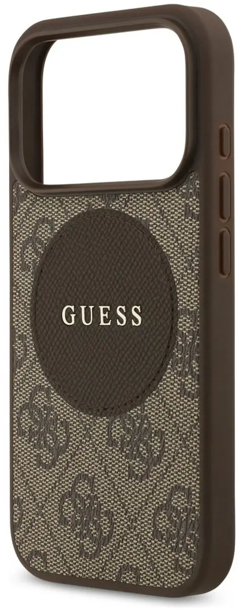 GUESS 4G Circle Classic Logo Hoesje iPhone 17 Pro Max - Zwart - MPN 3666339490034