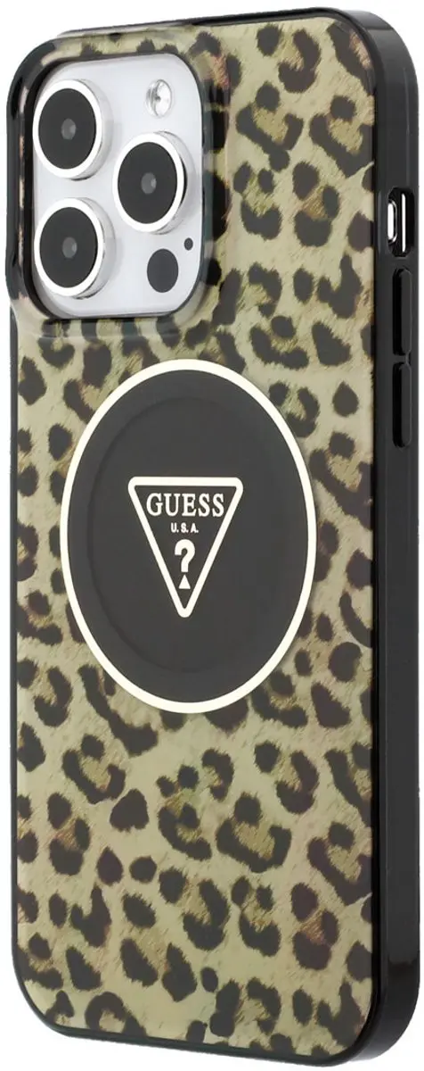 GUESS Telefoonhoesje iPhone 15 Pro Max - Bruin