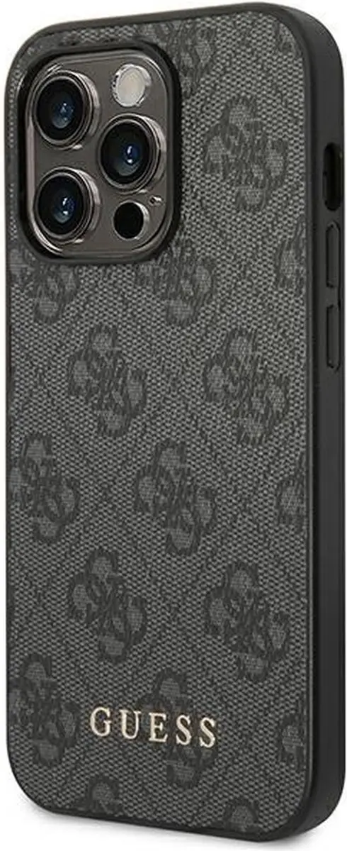 GUESS 4G Back Case iPhone 14 Pro Max - Grijs