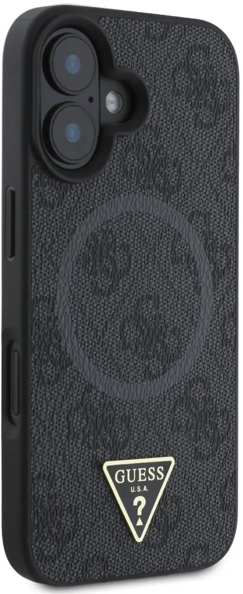 GUESS Telefoonhoesje iPhone 16 - MagSafe - Zwart