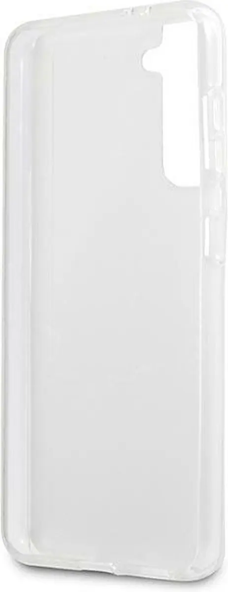 Guess Marble Back Case Zwart - Samsung Galaxy S21 Plus
