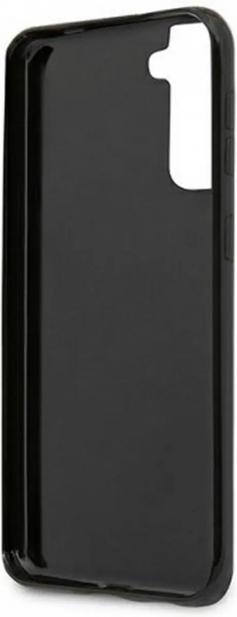Guess Marble Back Case Zwart - Samsung Galaxy S21 Plus