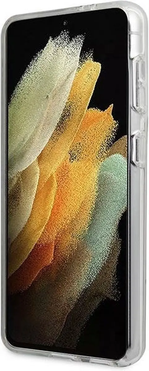 Guess Marble Back Case Zwart - Samsung Galaxy S21 Plus - afbeelding 6 van 6
