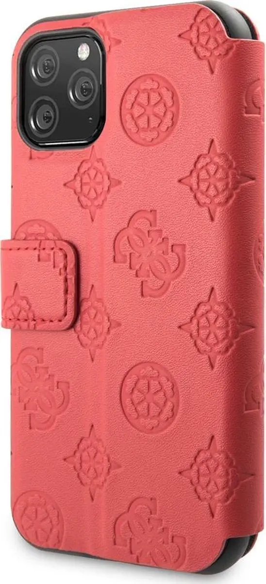 GUESS iPhone 11 Pro Hoesje S212-2 - Rood - 3 Pasjes - afbeelding 6 van 6