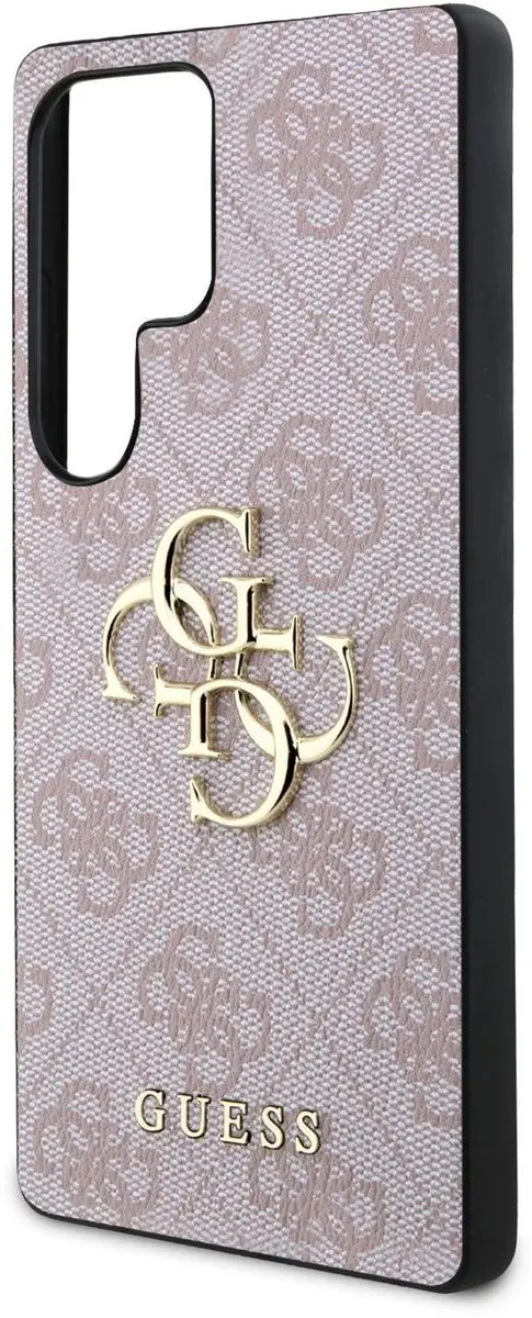 GUESS Metal Logo Hoesje Samsung Galaxy S25 Ultra - Roze - MPN 13274