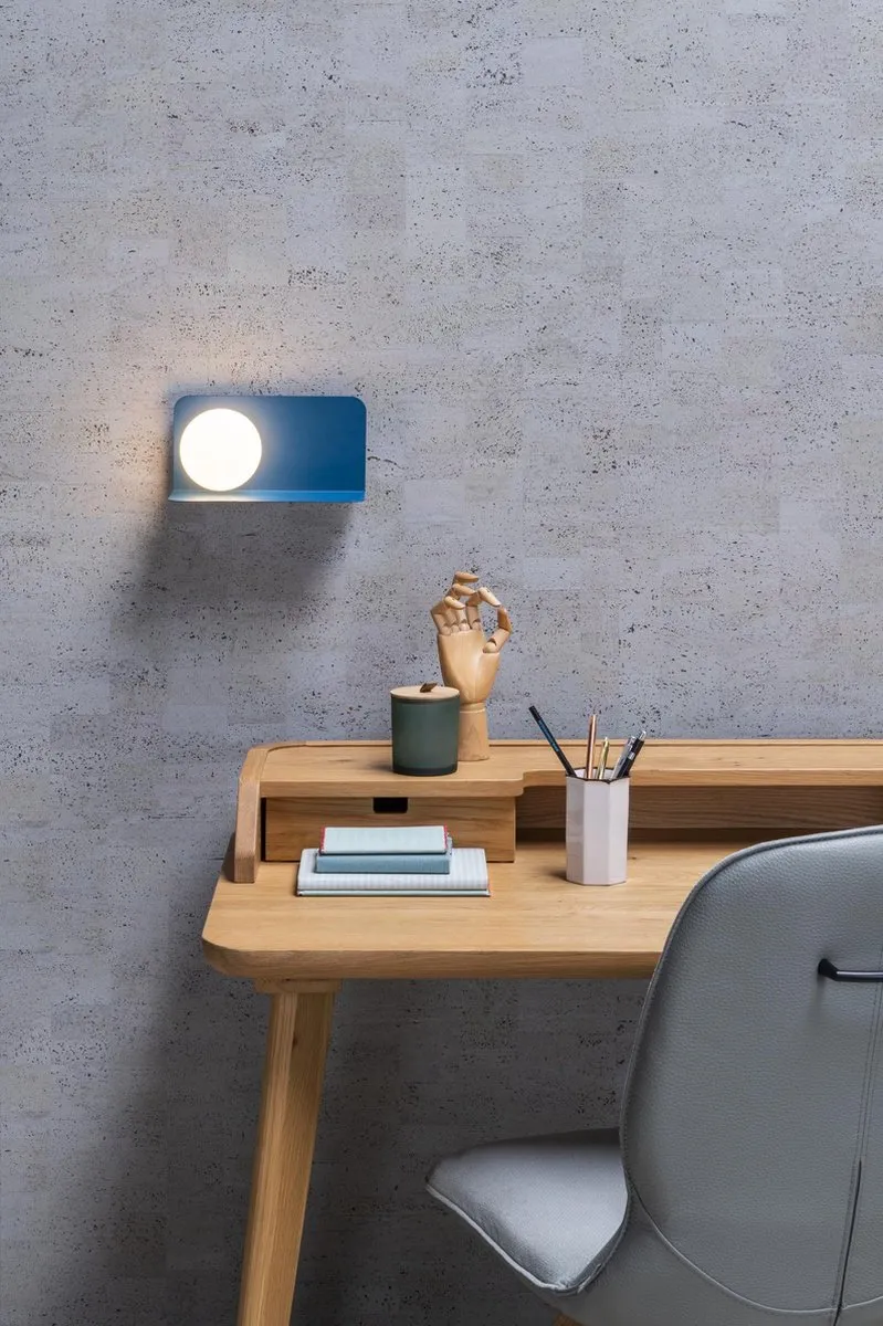 Lucide Bonni Wandlamp G9 - Pastel blauw