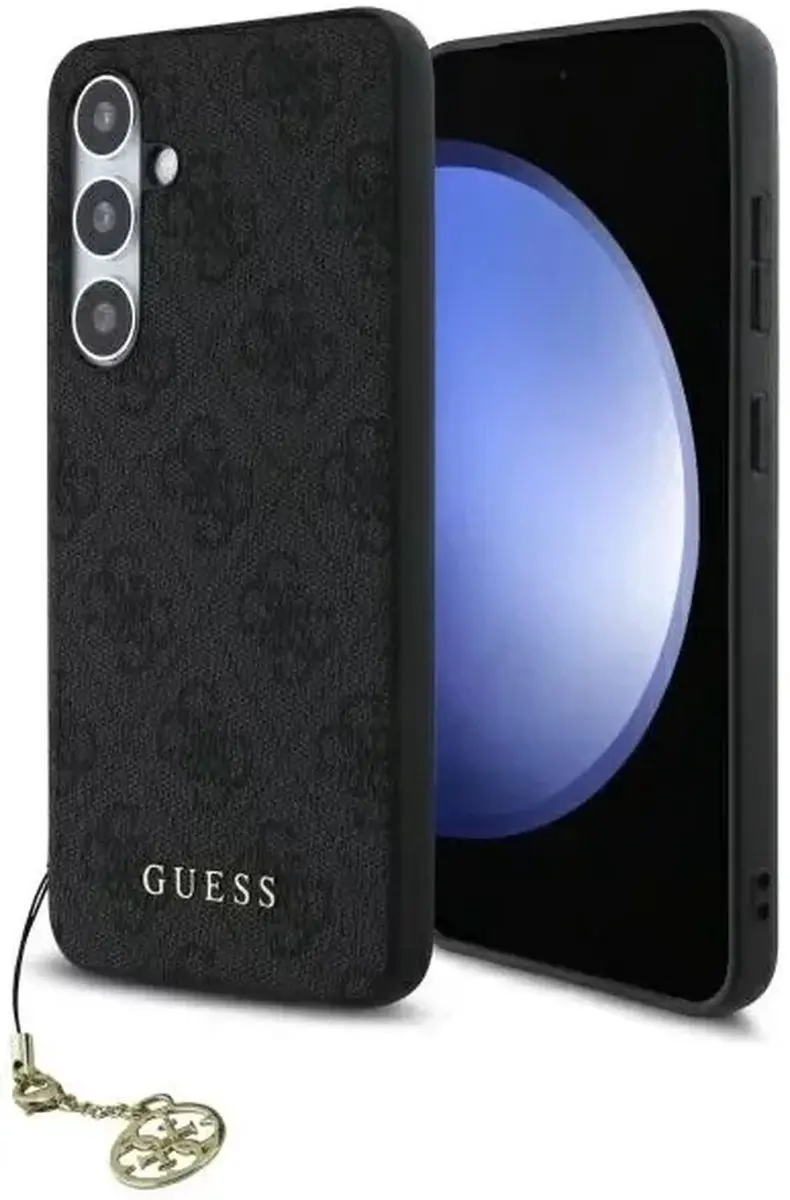 Guess 4G Charms Backcover Hoesje GUHCS24FEGF4GGR - Grijs