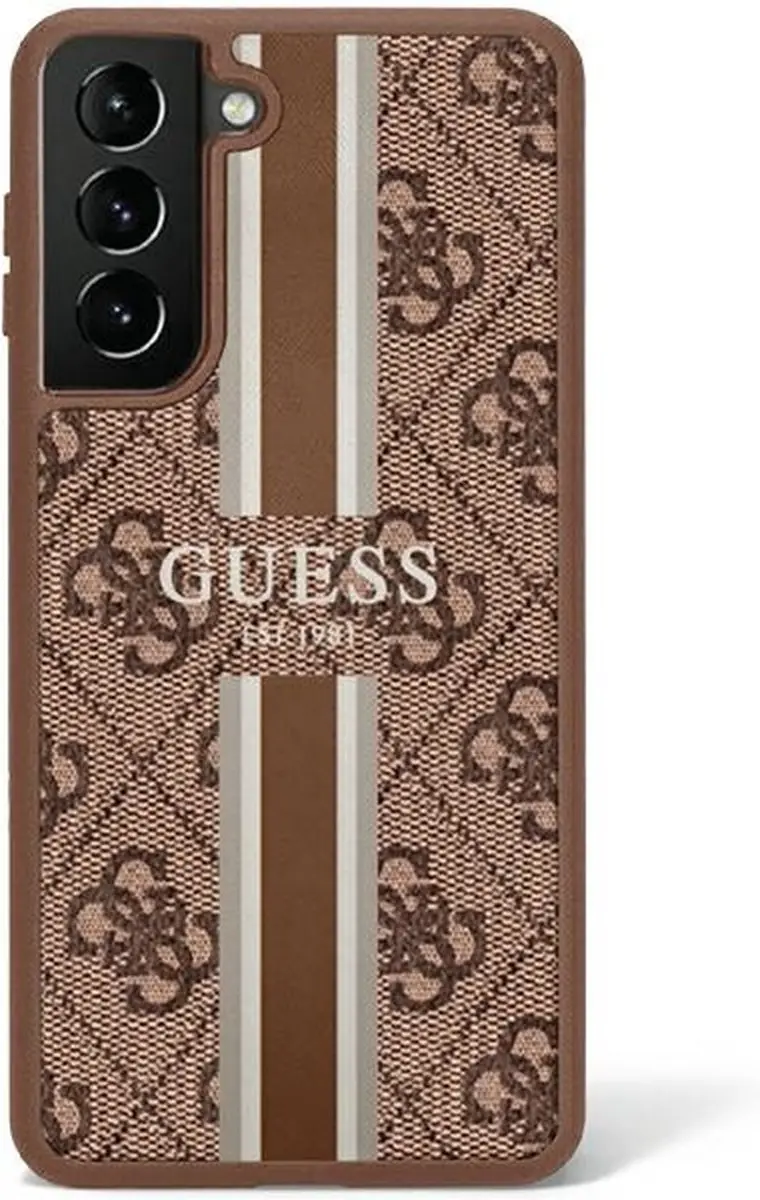 GUESS 4G Printed Stripe Back Case