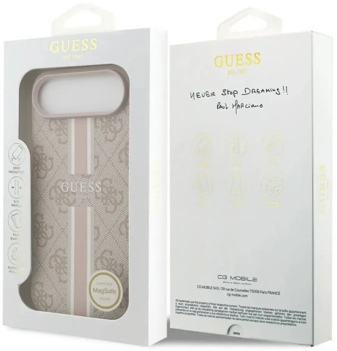 GUESS Hoesje iPhone Air - MagSafe - Roze