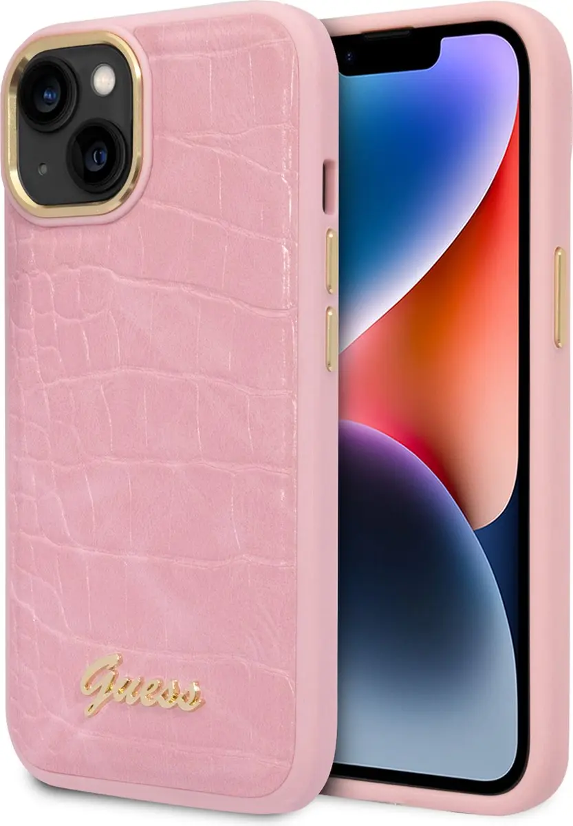GUESS PU Backcover iPhone 14 Hoesje