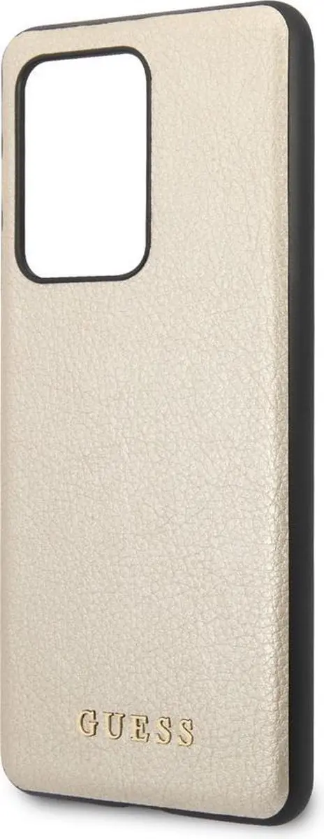 Guess Samsung Galaxy S20 Ultra Backcase - Effen Goud