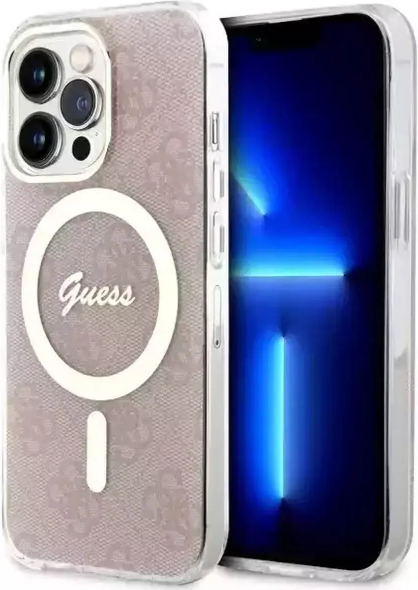 Guess 4G Back Case MagSafe iPhone 13 Pro - Roze - afbeelding 6 van 6