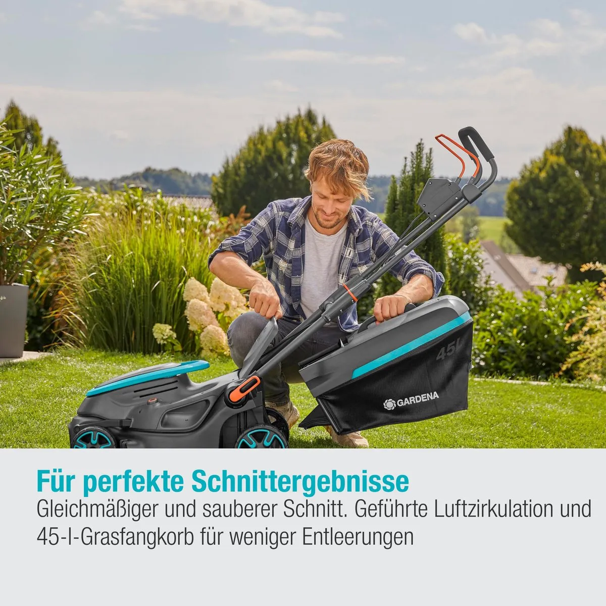Gardena PowerMax 37/36V P4A Accu Grasmaaier - 37cm - 2x Accu 4000mAh