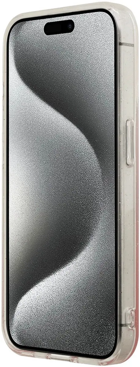 Guess iPhone 15 Pro Hoesje - MagSafe - Roze - MPN 3666339455842