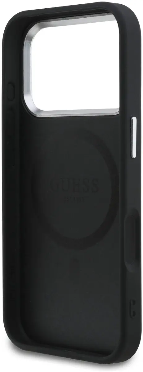 Guess PU Saffiano Backcover iPhone 17 Pro 14707 - Zwart