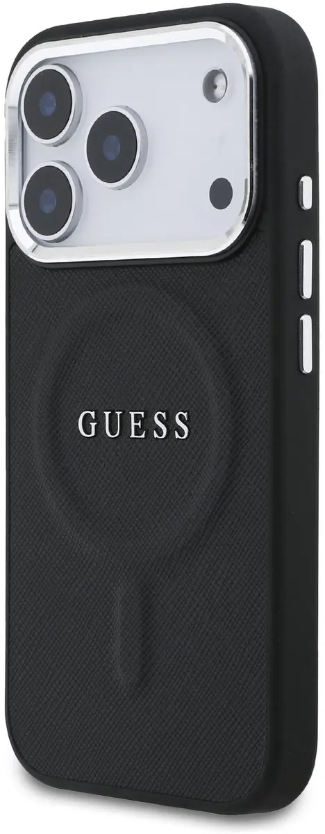 Guess PU Saffiano Backcover iPhone 17 Pro 14707 - Zwart - afbeelding 6 van 6