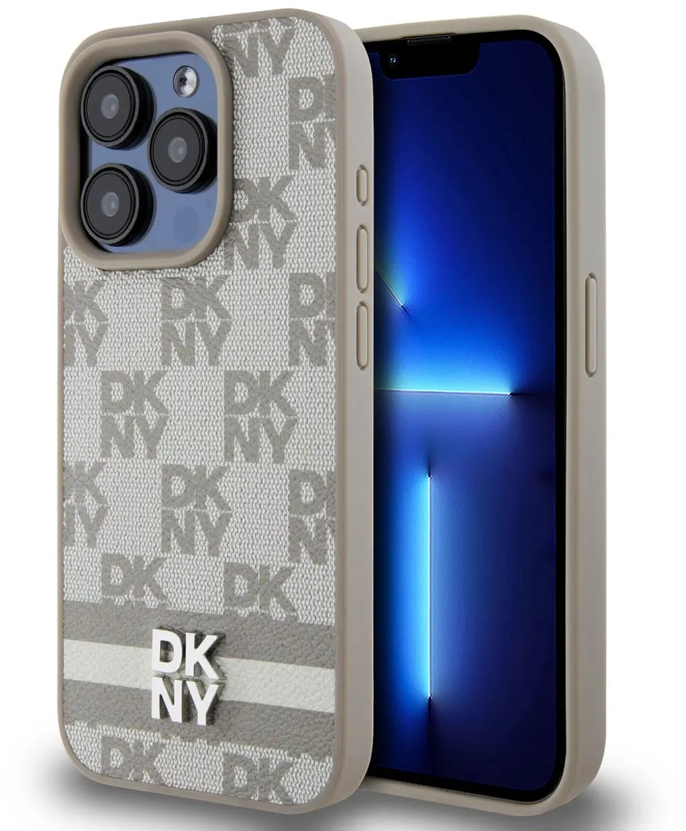 DKNY DKHCP15XPCPTSSE Hoesje iPhone 15 Pro Max - Beige