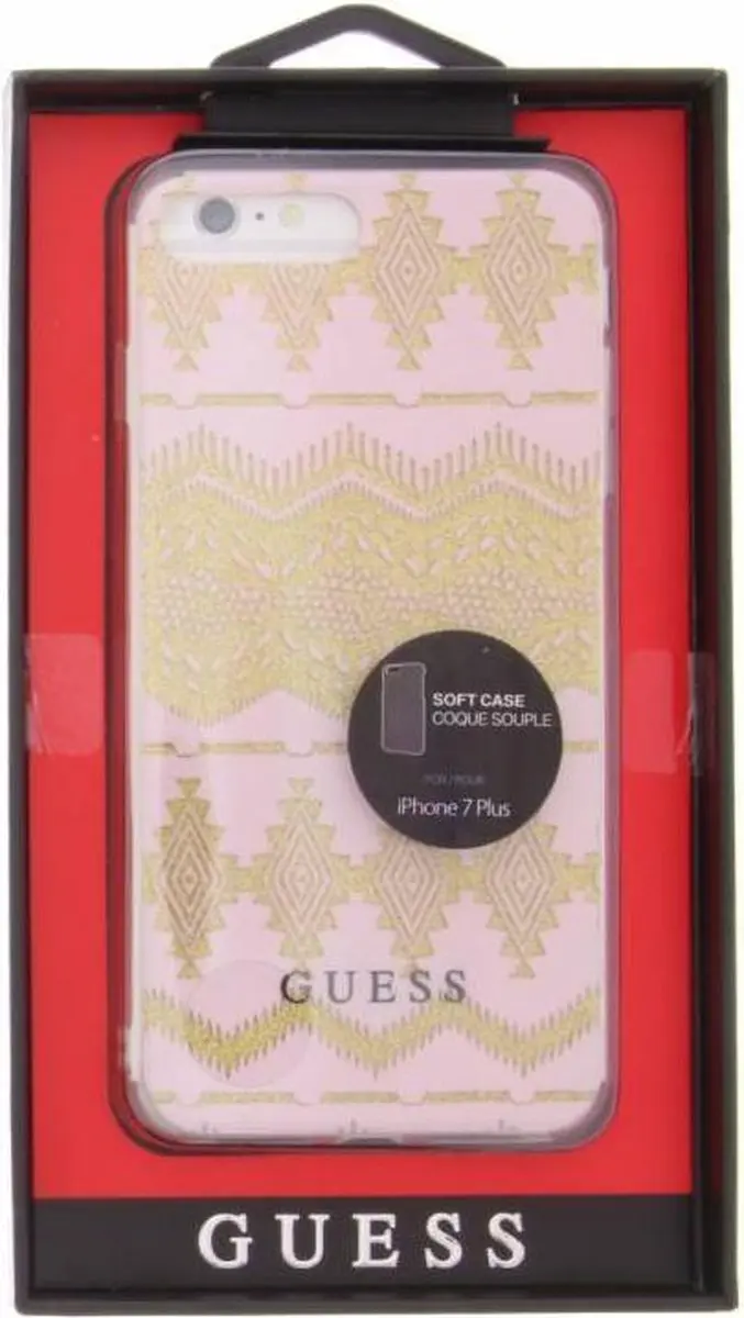 GUESS iPhone 7 Plus/8 Plus TPU Hoesje - i7P38636102 - Multicolor