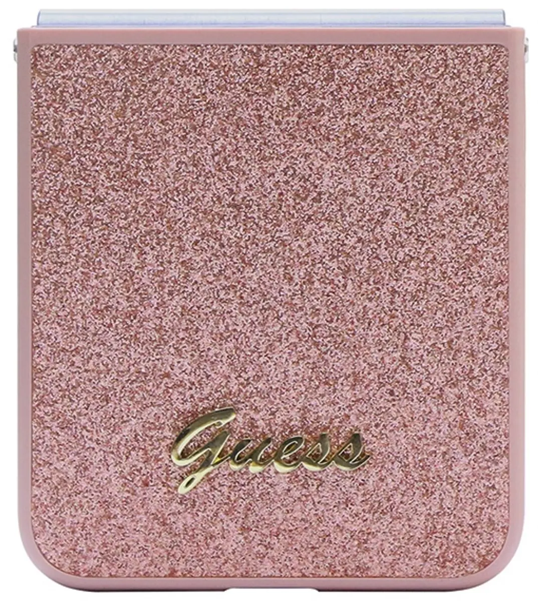 GUESS Glitter Flakes Hoesje - Samsung Galaxy Z Flip 5 - Roze
