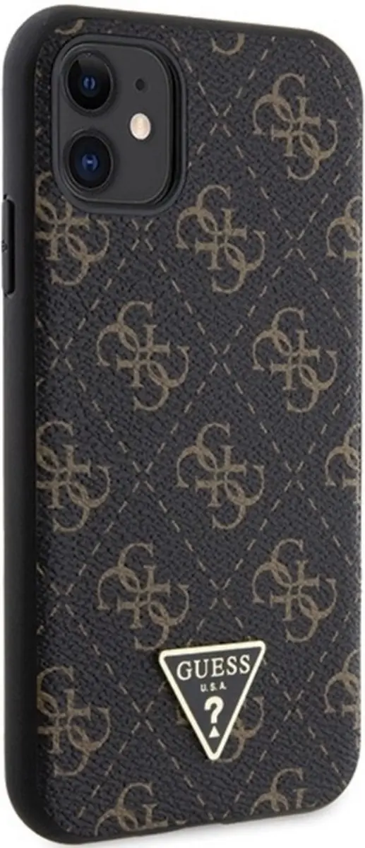 GUESS 4G Triangle Logo Hoesje - iPhone 11/XR - Zwart